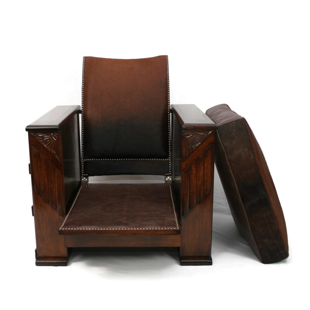 Library Recliner / Bookcase and Drinks Cabinet - SOLD - Antique Chairs ...