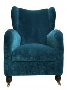 Small Art Deco Wing-Back Recliner Rocking Chair (c.1930s, attributed to Cintique / Firmback Works)