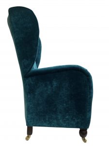 Small Art Deco Wing-Back Recliner Rocking Chair (c.1930s, attributed to Cintique / Firmback Works)